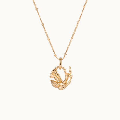 Mockingjay Beaded Chain Necklace 38-44cm