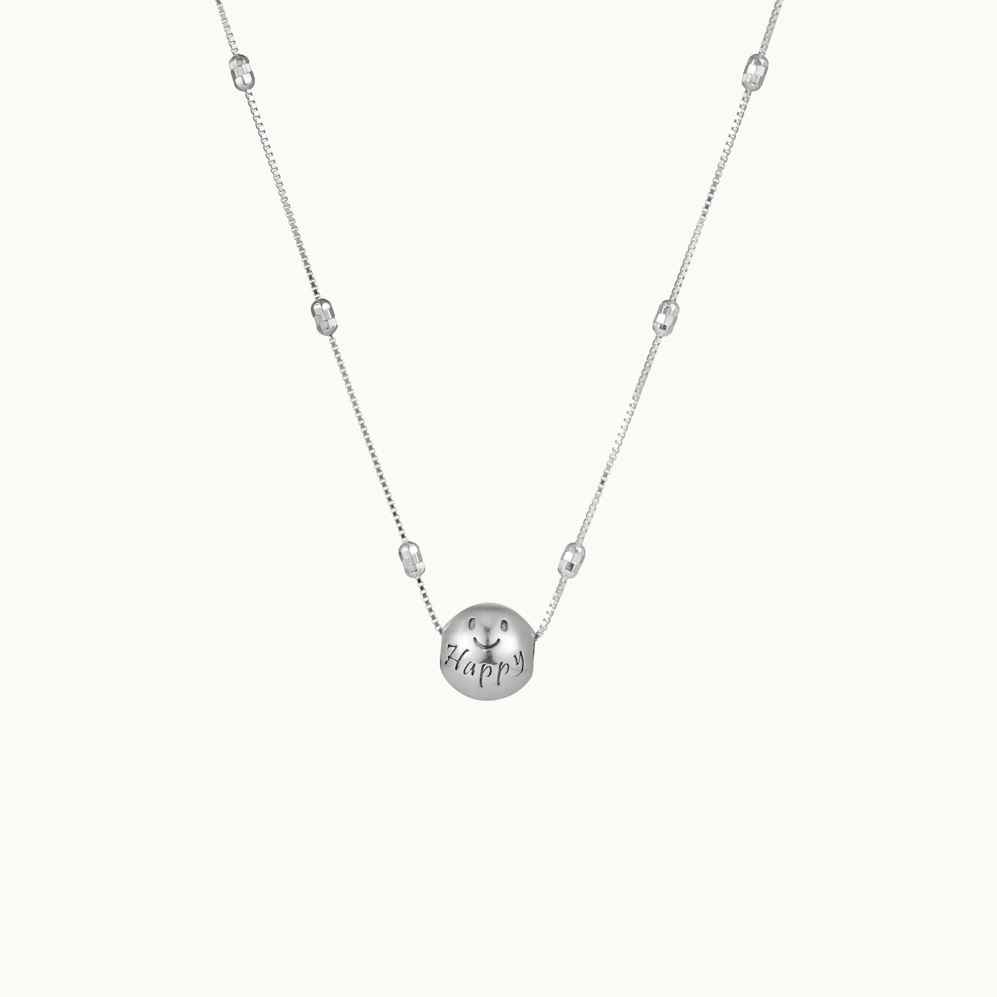 Alta Happy Smile Lucky Ball Necklace