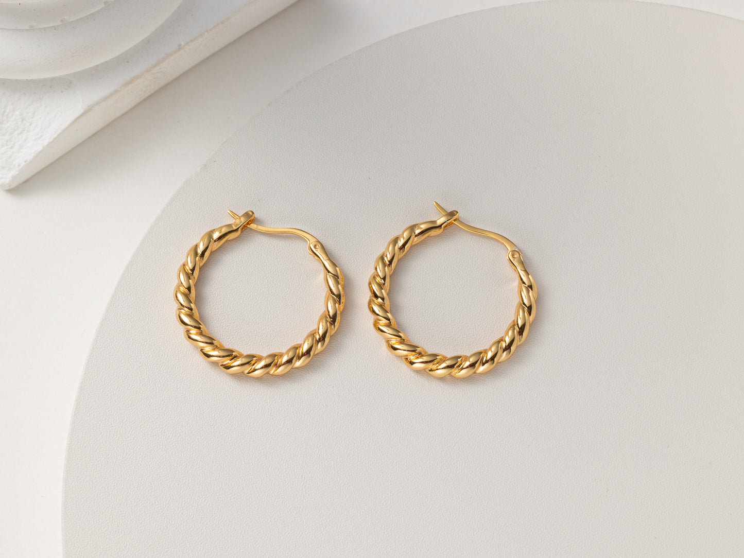 Venus Baroque Loop Earrings