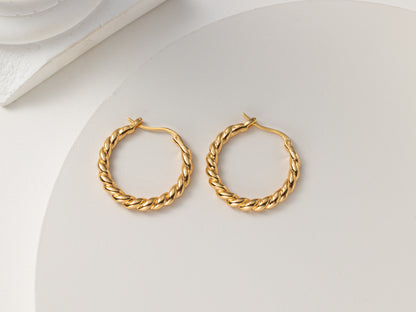 Venus Baroque Loop Earrings