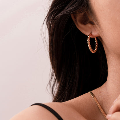 Venus Baroque Loop Earrings